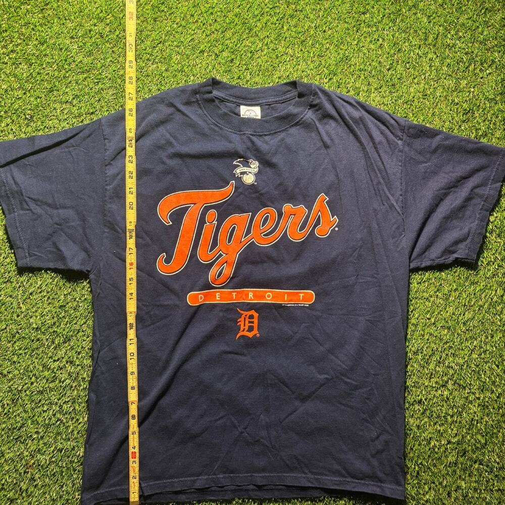 Delta Magnum Weight Detroit Tigers American League T-Shirt Navy Men's L
